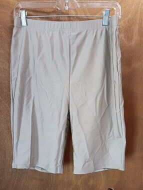 Revamped WoMen's Light Beige Athletic Shorts